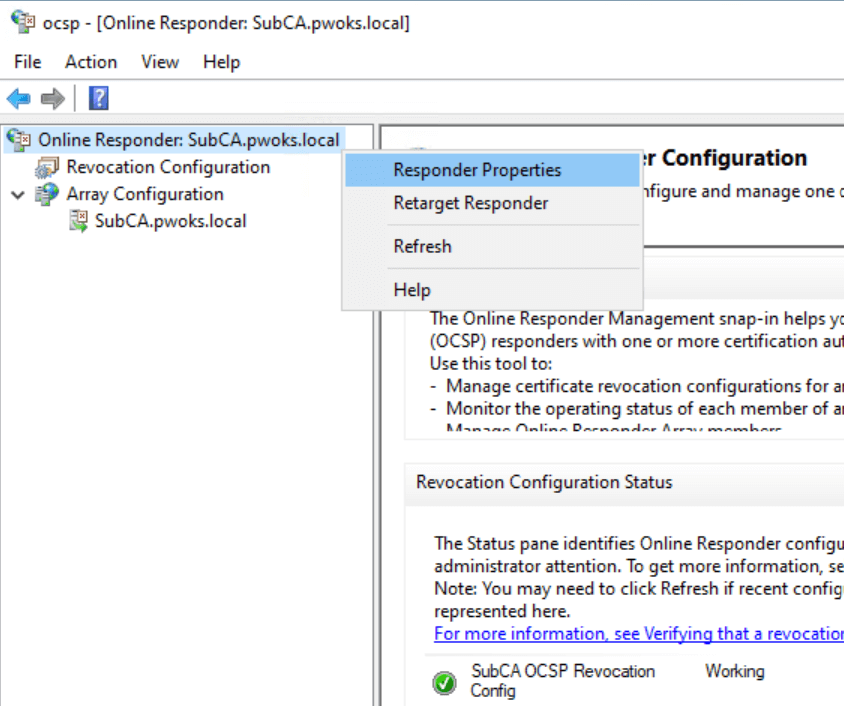 Responder Properties